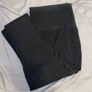 Juniors Mossimo Black Leggings. Mesh down the outside of leg.